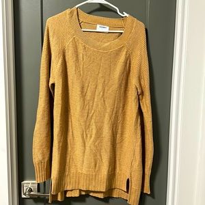 Tunic length tan Old Navy sweater